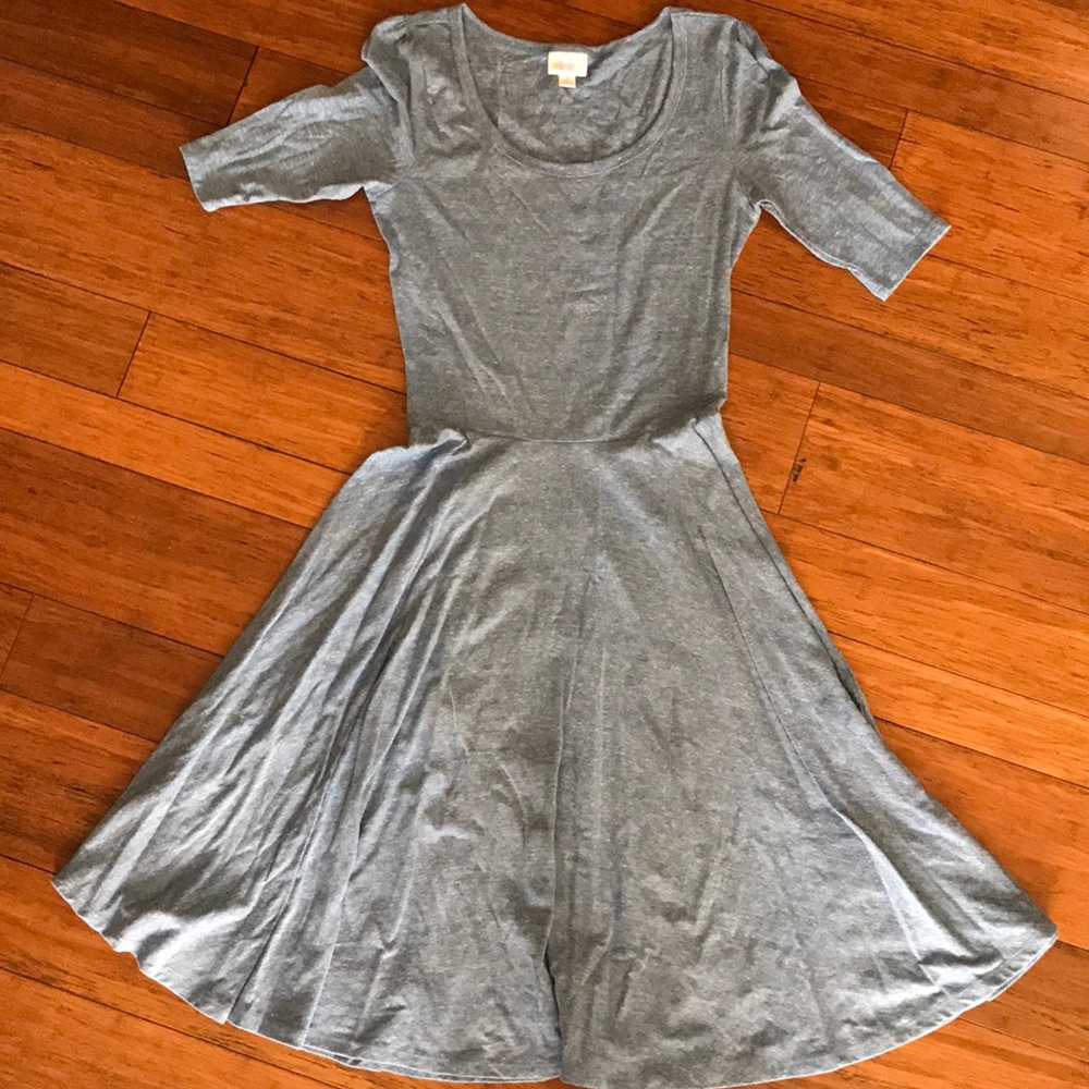 Lularoe Heather Blue Nicole